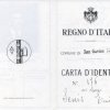 Carta d'identità E.Senis, fronte e retro
