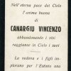 Santino funebre Vincenzo Canargiu