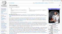 pagina wiki neil armstrong